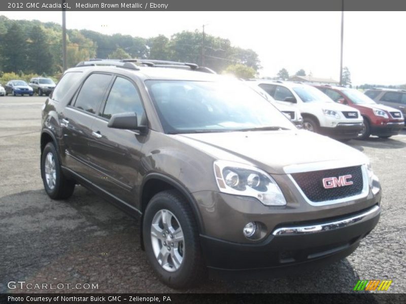 Medium Brown Metallic / Ebony 2012 GMC Acadia SL