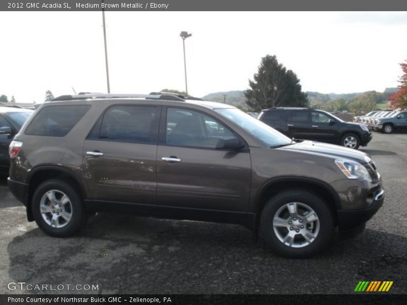 Medium Brown Metallic / Ebony 2012 GMC Acadia SL