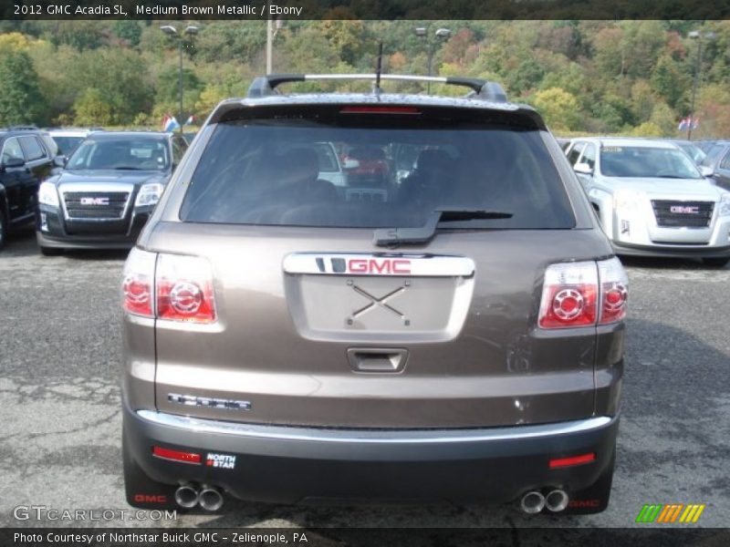 Medium Brown Metallic / Ebony 2012 GMC Acadia SL