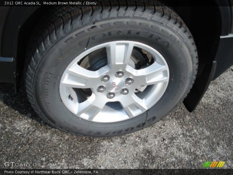Medium Brown Metallic / Ebony 2012 GMC Acadia SL