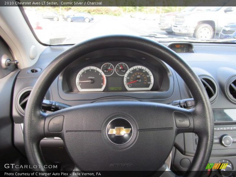 Cosmic Silver / Charcoal 2010 Chevrolet Aveo LT Sedan