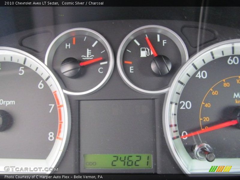 Cosmic Silver / Charcoal 2010 Chevrolet Aveo LT Sedan