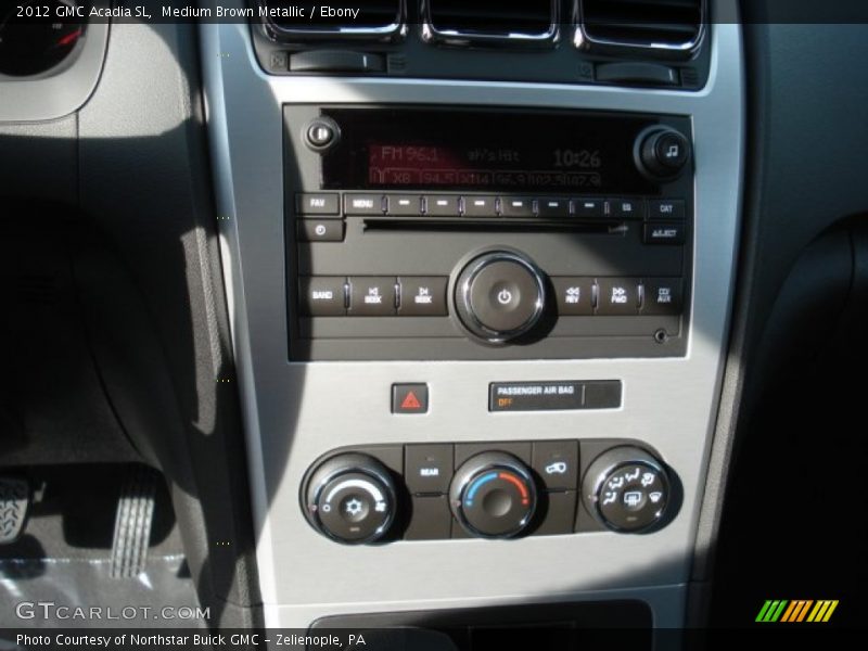 Medium Brown Metallic / Ebony 2012 GMC Acadia SL