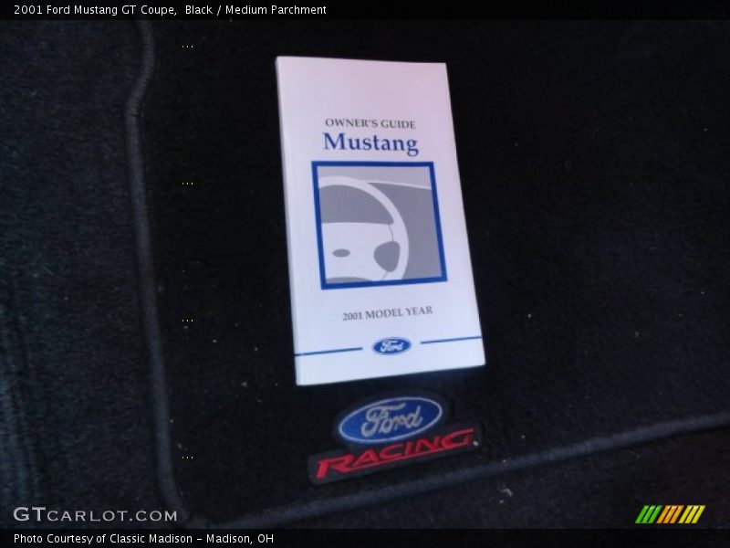 Black / Medium Parchment 2001 Ford Mustang GT Coupe