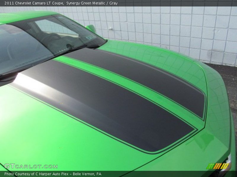 Synergy Green Metallic / Gray 2011 Chevrolet Camaro LT Coupe