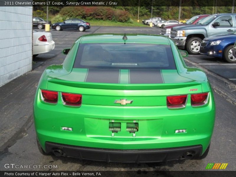 Synergy Green Metallic / Gray 2011 Chevrolet Camaro LT Coupe