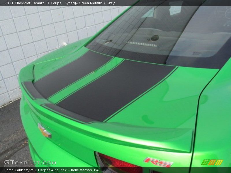 Synergy Green Metallic / Gray 2011 Chevrolet Camaro LT Coupe