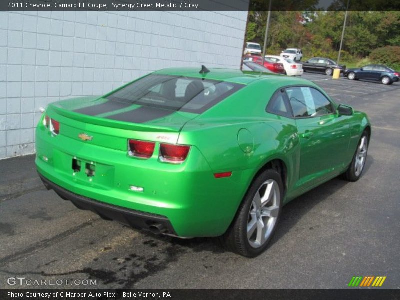 Synergy Green Metallic / Gray 2011 Chevrolet Camaro LT Coupe