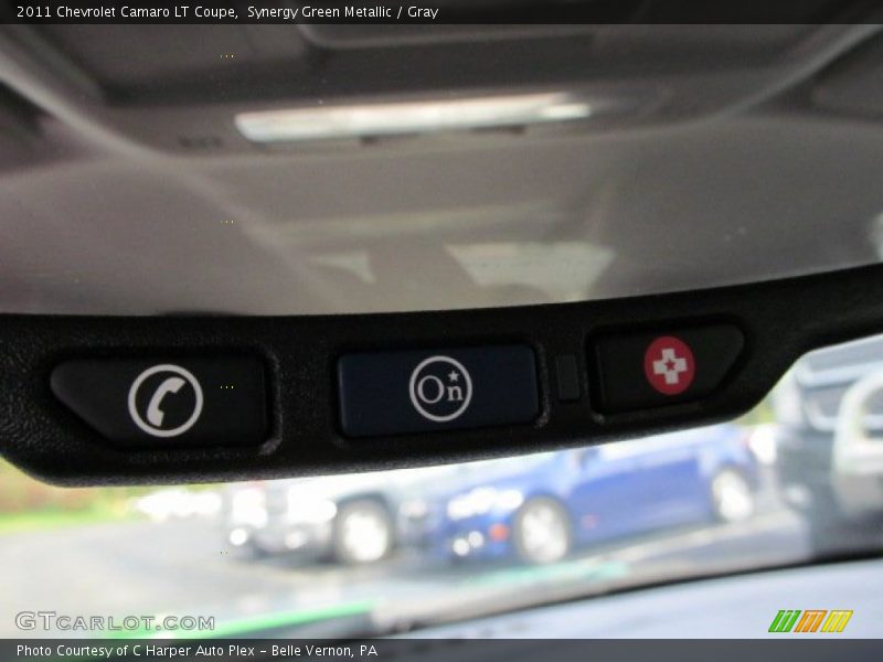 Synergy Green Metallic / Gray 2011 Chevrolet Camaro LT Coupe