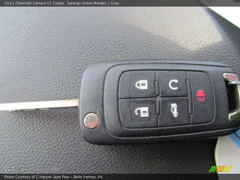 Synergy Green Metallic / Gray 2011 Chevrolet Camaro LT Coupe