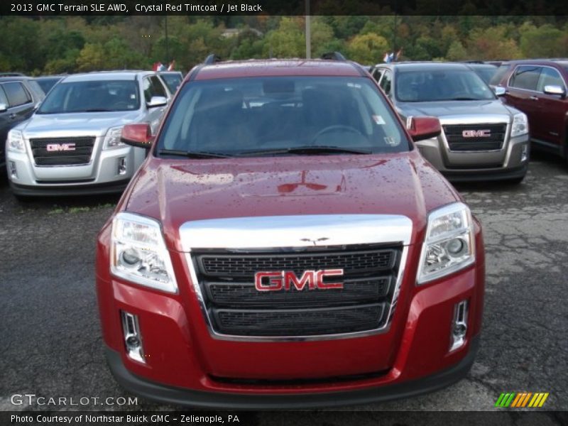 Crystal Red Tintcoat / Jet Black 2013 GMC Terrain SLE AWD