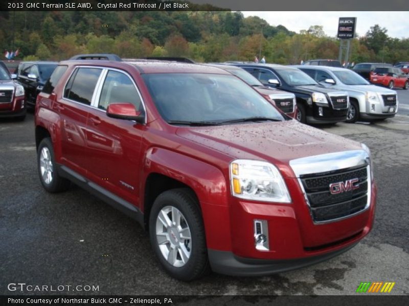 Crystal Red Tintcoat / Jet Black 2013 GMC Terrain SLE AWD