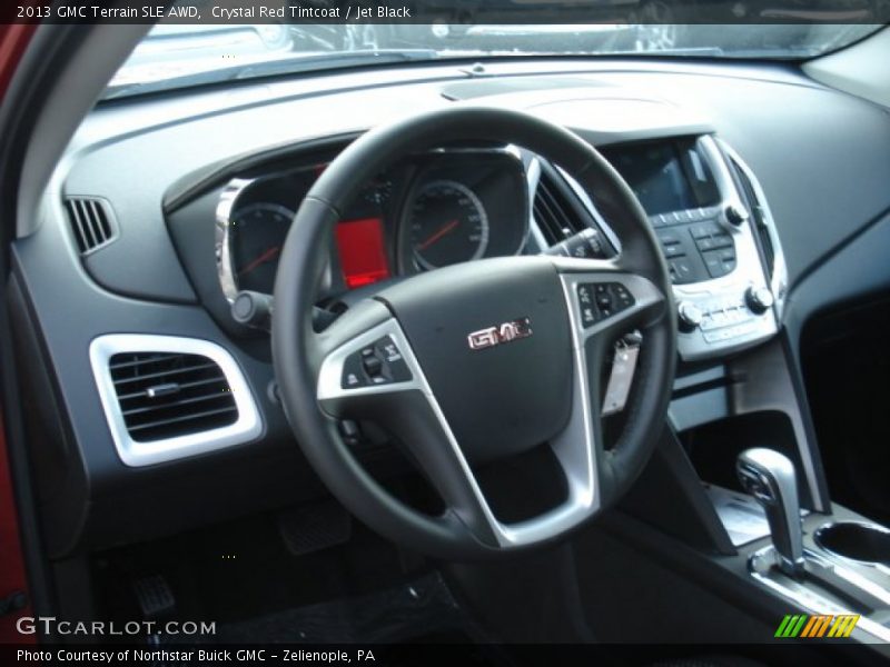 Crystal Red Tintcoat / Jet Black 2013 GMC Terrain SLE AWD