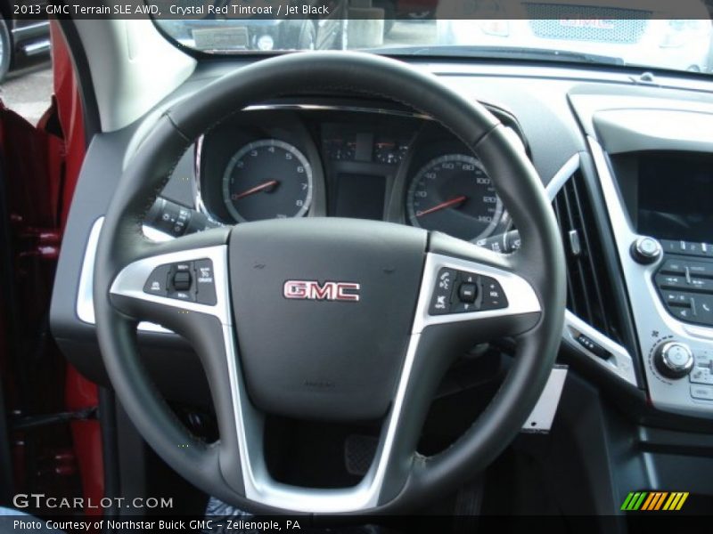 Crystal Red Tintcoat / Jet Black 2013 GMC Terrain SLE AWD