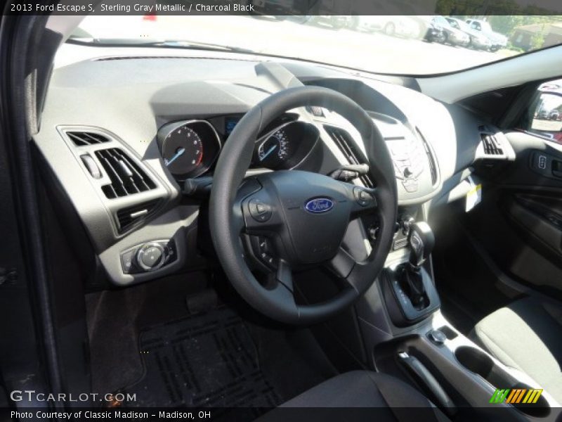Sterling Gray Metallic / Charcoal Black 2013 Ford Escape S