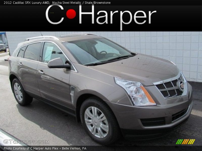 Mocha Steel Metallic / Shale/Brownstone 2012 Cadillac SRX Luxury AWD