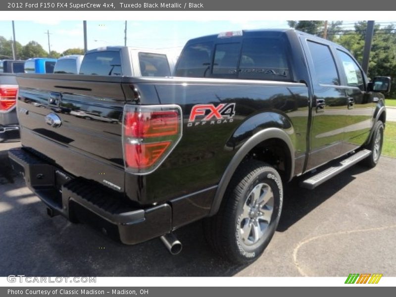 Tuxedo Black Metallic / Black 2012 Ford F150 FX4 SuperCrew 4x4