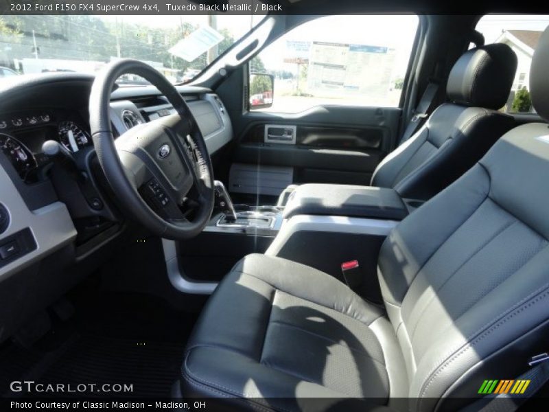 Tuxedo Black Metallic / Black 2012 Ford F150 FX4 SuperCrew 4x4