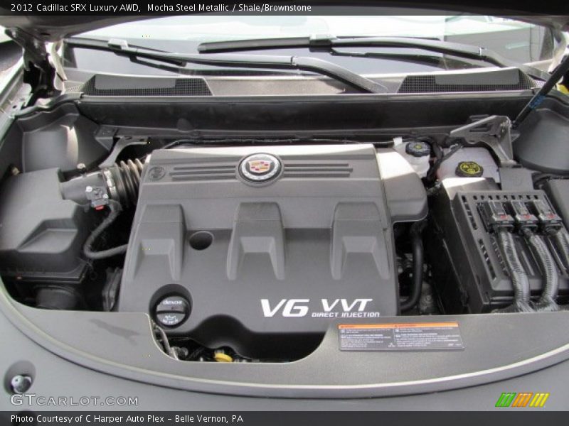 Mocha Steel Metallic / Shale/Brownstone 2012 Cadillac SRX Luxury AWD
