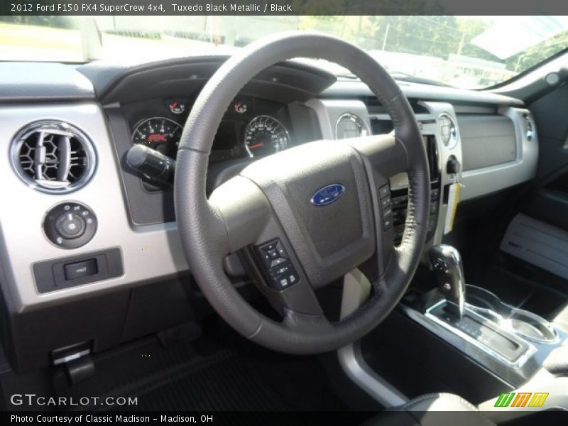 Tuxedo Black Metallic / Black 2012 Ford F150 FX4 SuperCrew 4x4