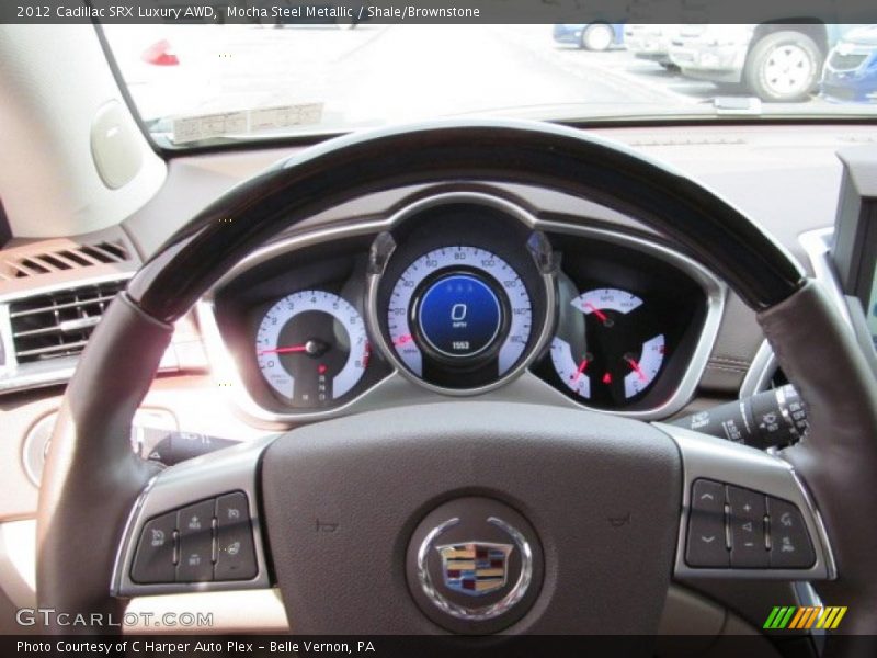 Mocha Steel Metallic / Shale/Brownstone 2012 Cadillac SRX Luxury AWD