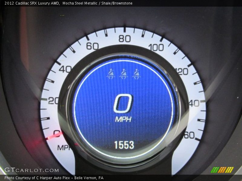 Mocha Steel Metallic / Shale/Brownstone 2012 Cadillac SRX Luxury AWD
