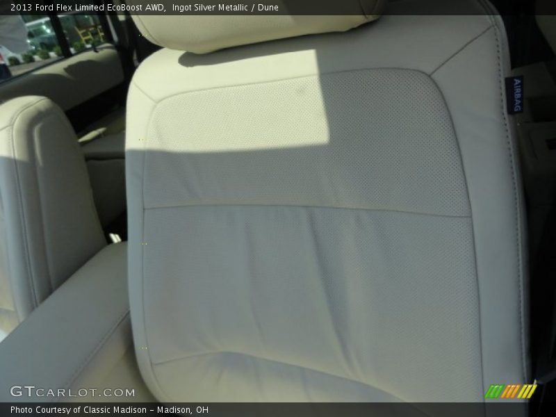 Ingot Silver Metallic / Dune 2013 Ford Flex Limited EcoBoost AWD