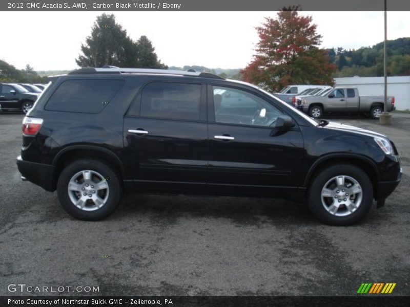 Carbon Black Metallic / Ebony 2012 GMC Acadia SL AWD