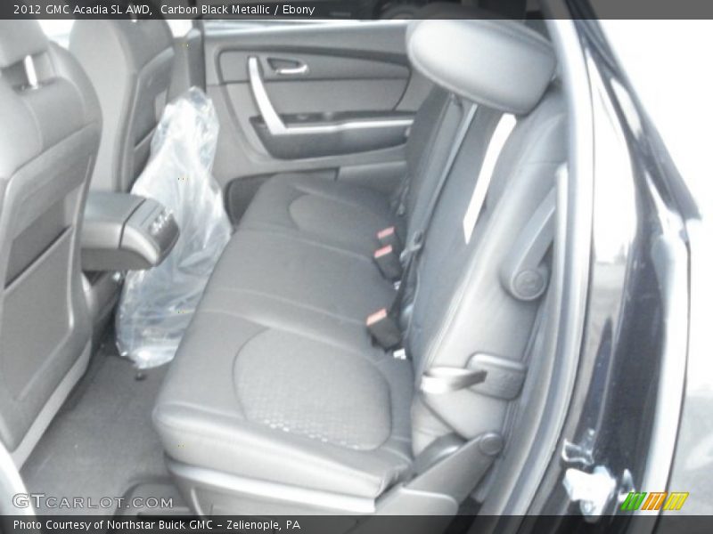 Carbon Black Metallic / Ebony 2012 GMC Acadia SL AWD