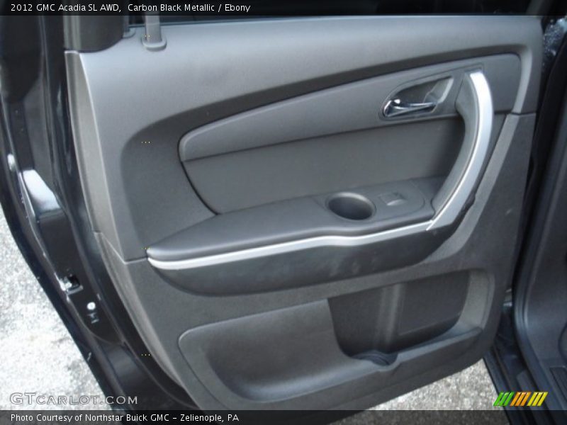 Carbon Black Metallic / Ebony 2012 GMC Acadia SL AWD