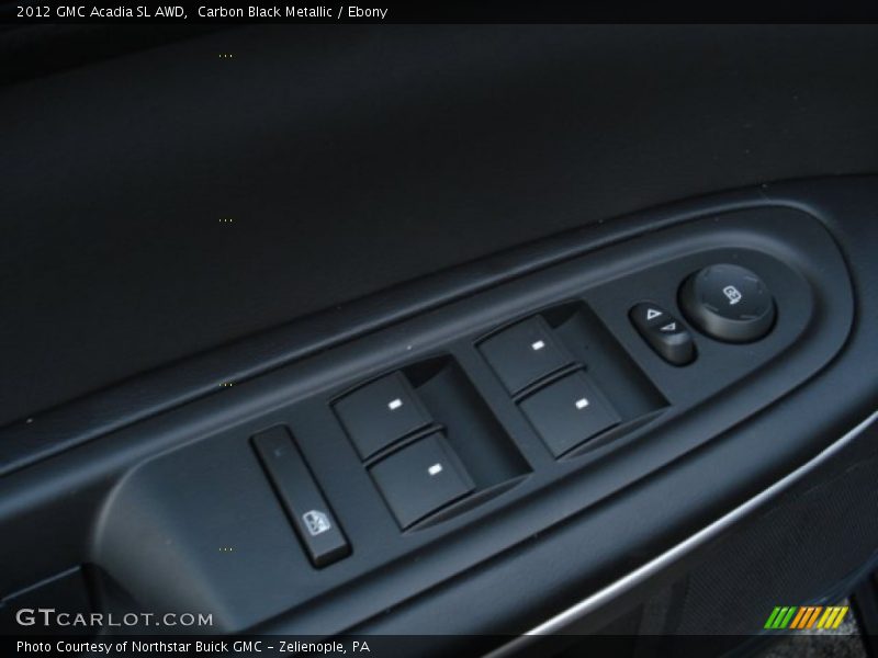 Carbon Black Metallic / Ebony 2012 GMC Acadia SL AWD
