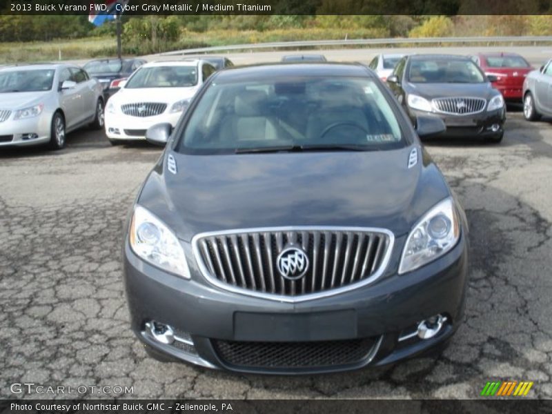 Cyber Gray Metallic / Medium Titanium 2013 Buick Verano FWD