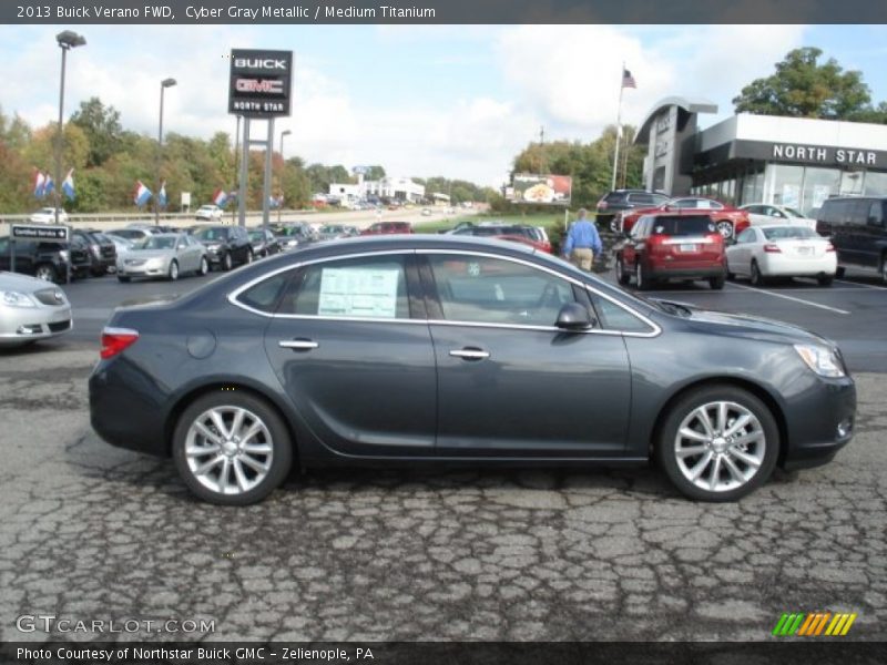 Cyber Gray Metallic / Medium Titanium 2013 Buick Verano FWD