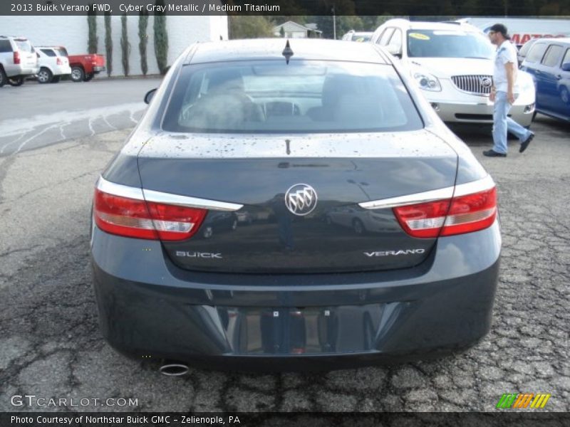 Cyber Gray Metallic / Medium Titanium 2013 Buick Verano FWD