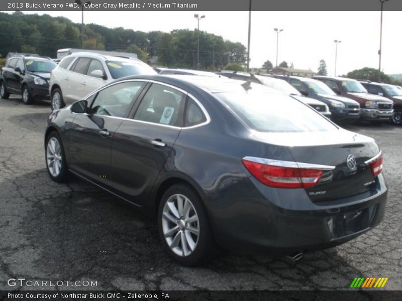 Cyber Gray Metallic / Medium Titanium 2013 Buick Verano FWD