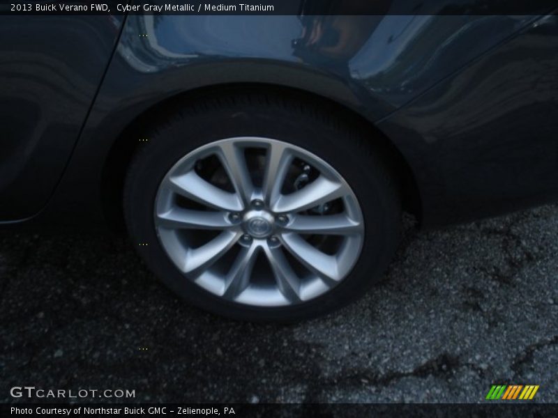 Cyber Gray Metallic / Medium Titanium 2013 Buick Verano FWD