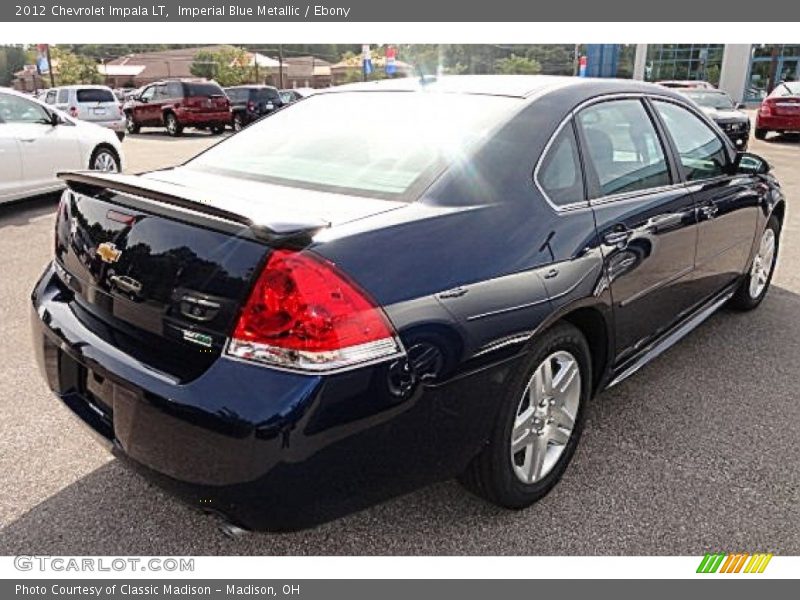 Imperial Blue Metallic / Ebony 2012 Chevrolet Impala LT