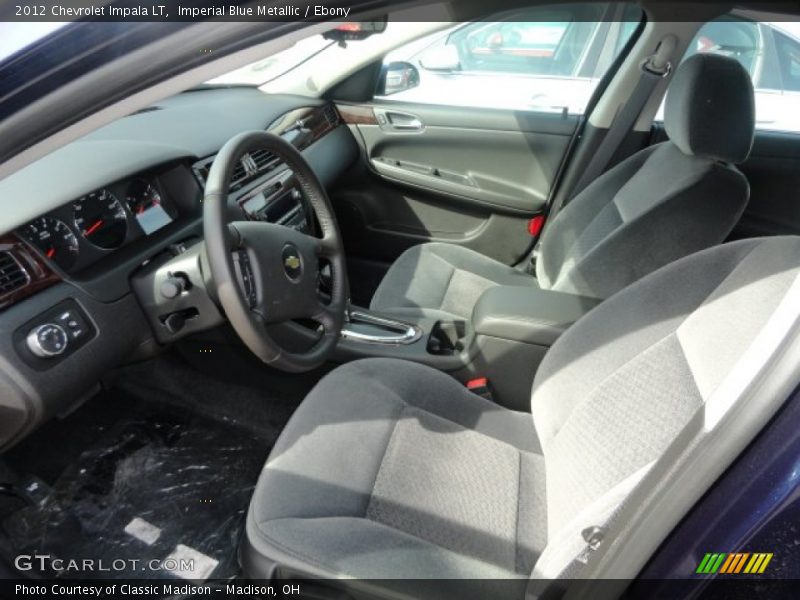 Imperial Blue Metallic / Ebony 2012 Chevrolet Impala LT