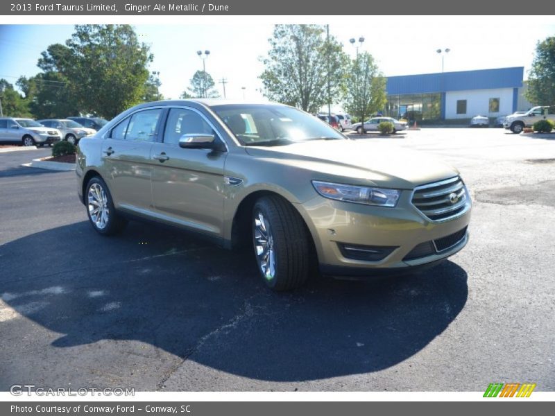 Ginger Ale Metallic / Dune 2013 Ford Taurus Limited
