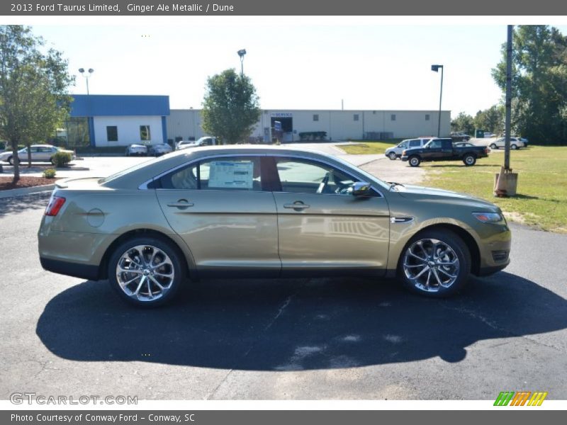 Ginger Ale Metallic / Dune 2013 Ford Taurus Limited