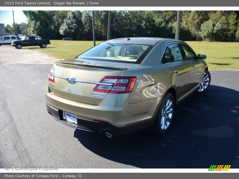 Ginger Ale Metallic / Dune 2013 Ford Taurus Limited