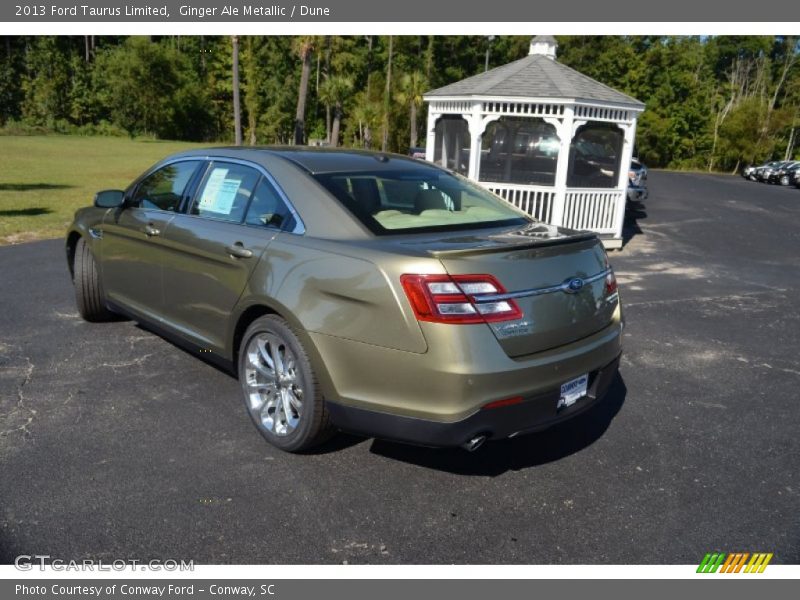 Ginger Ale Metallic / Dune 2013 Ford Taurus Limited