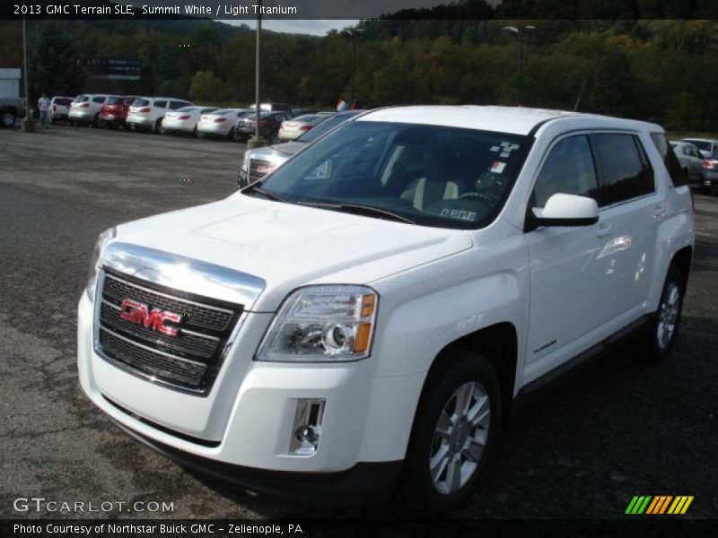 Summit White / Light Titanium 2013 GMC Terrain SLE