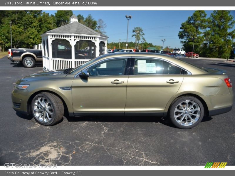Ginger Ale Metallic / Dune 2013 Ford Taurus Limited