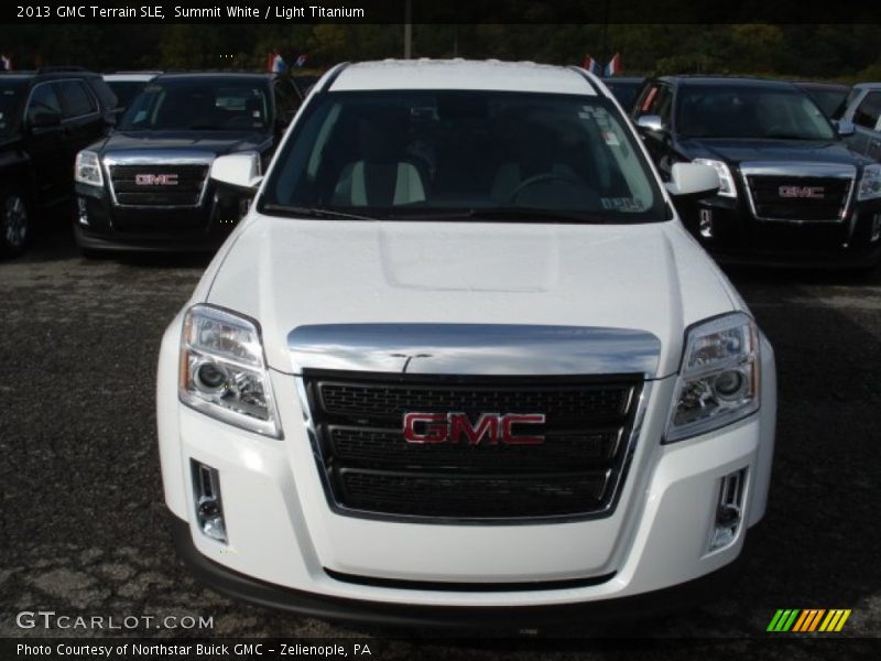 Summit White / Light Titanium 2013 GMC Terrain SLE