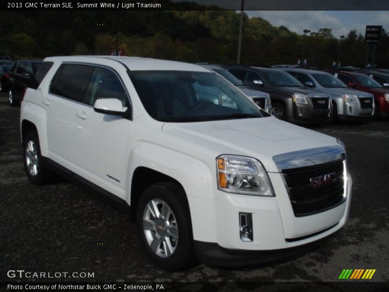 Summit White / Light Titanium 2013 GMC Terrain SLE