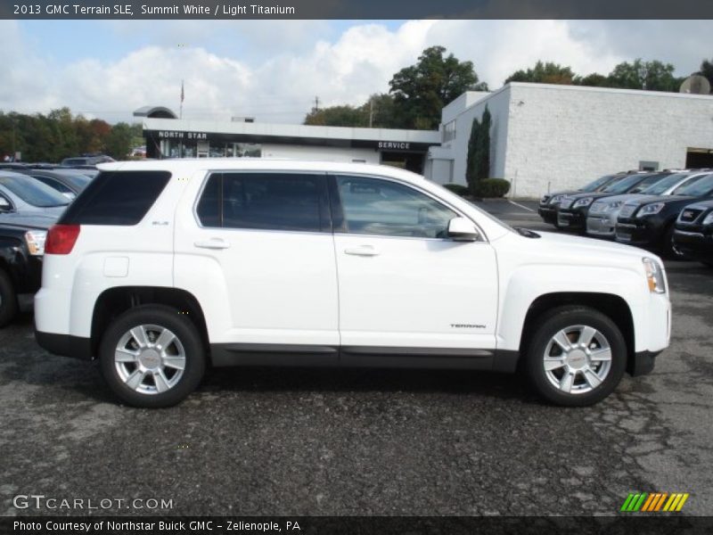 Summit White / Light Titanium 2013 GMC Terrain SLE