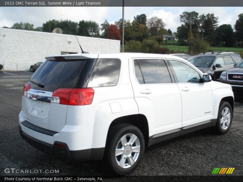 Summit White / Light Titanium 2013 GMC Terrain SLE