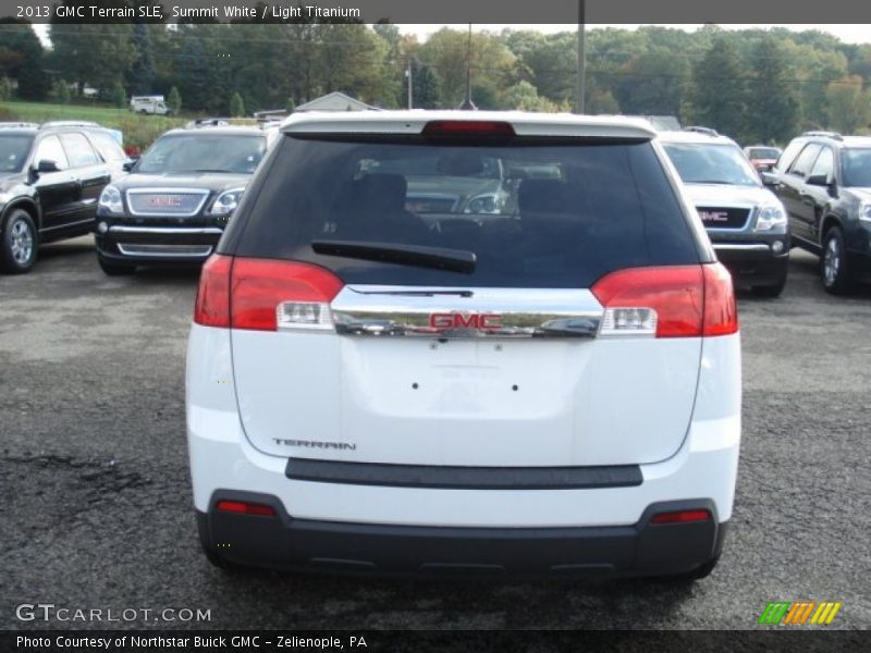 Summit White / Light Titanium 2013 GMC Terrain SLE