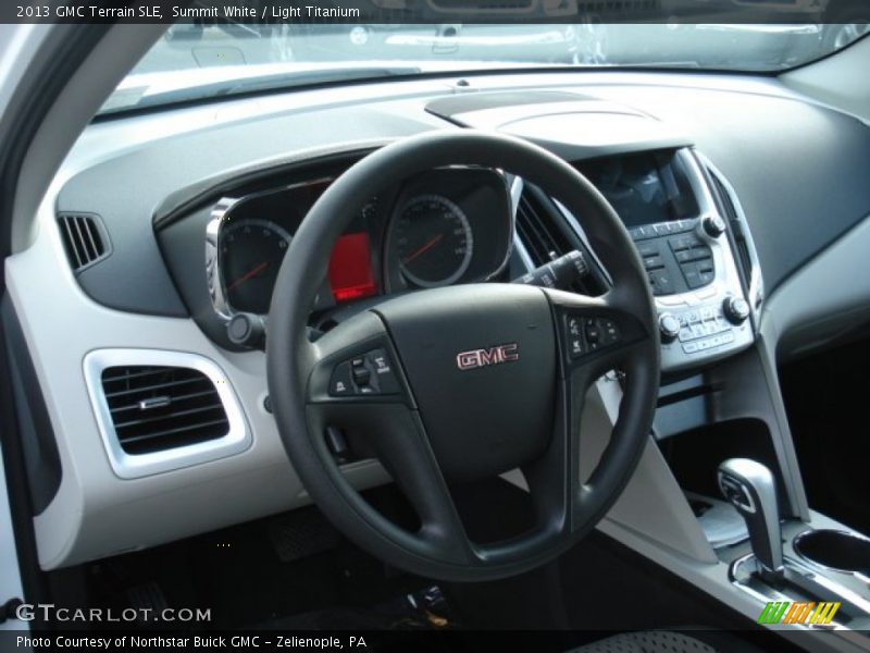Summit White / Light Titanium 2013 GMC Terrain SLE